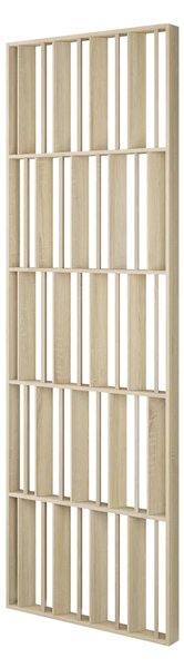 Lamelová deliaca stena Japandi, kompletná sada, výška a šírka podľa výberu, Dub Sonoma 52 cm
