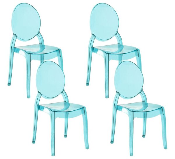 Set 4ks. jedálenských stoličiek Montreal (modrá). Vlastná spoľahlivá doprava až k Vám domov. 1009959
