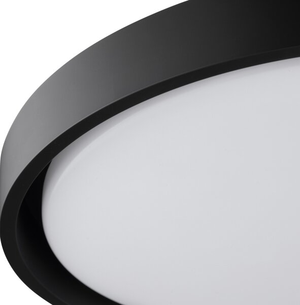 Brilliant - LED Stropné svietidlo SENORA LED/24W/230V 2700-6500K pr. 41 cm čierna