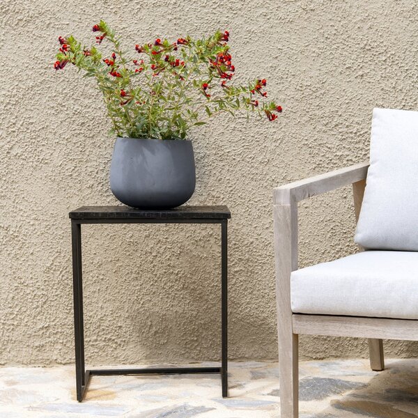 Kvetináč Orb sivý L, ⌀ 68,5 x v 57 cm, 12,2 kg, 170l