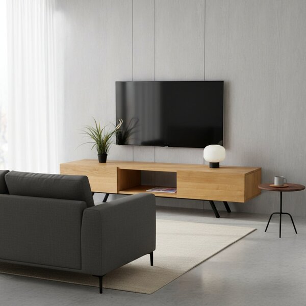 TV stolík Harmony z dubového masívu