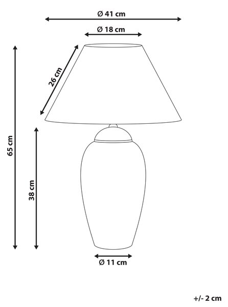 Stolná lampa biela modrá porcelánový podstavec ľanové tienidlo kvetinový vzor osvetlenie obývacia izba spálňa