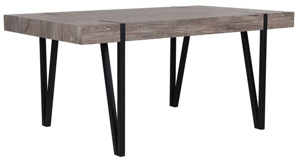 Jedálenský stôl Aden (pre 6 osôb) (tmavé drevo). Vlastná spoľahlivá doprava až k Vám domov. 1010203