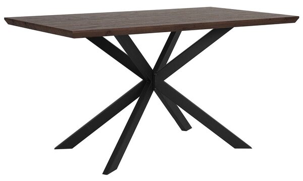 Jedálenský stôl Spector (pre 6 osôb) (tmavé drevo). Vlastná spoľahlivá doprava až k Vám domov. 1010210
