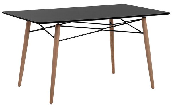 Jedálenský stôl Biondi (pre 4 osoby) (čierna). Vlastná spoľahlivá doprava až k Vám domov. 1010215