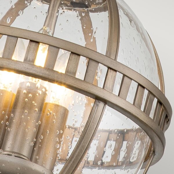 Kichler KL-HALLERON-8M-BU -Vonkajší luster na reťazi HALLERON 3xE14/40W/230V IP44