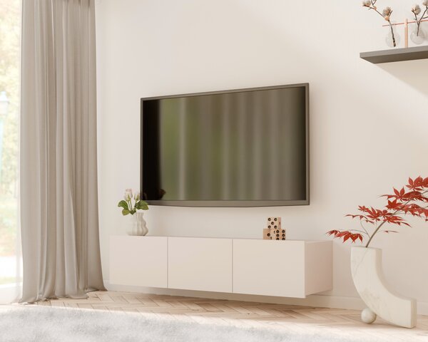 NovýNábytok.sk Tv stolík Calabria RTV 150 (cashmere). Akcia -18%. Vlastná spoľahlivá doprava až k Vám domov. 1121525