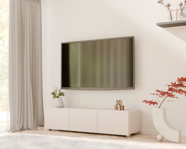 NovýNábytok.sk Tv stolík Calabria RTV 150 (cashmere). Akcia -18%. Vlastná spoľahlivá doprava až k Vám domov. 1121525