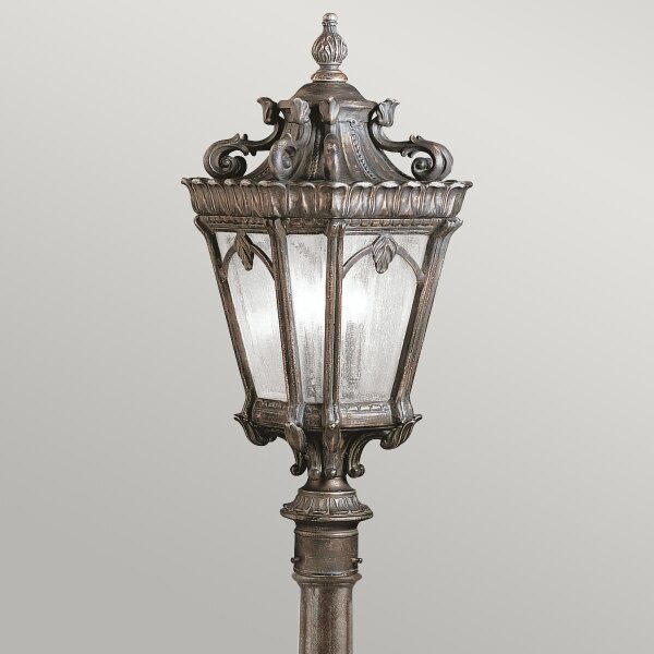 Kichler KL-TOURNAI4-M - Vonkajšia lampa TOURNAI 1xE27/60W/230V IP44 bronzová