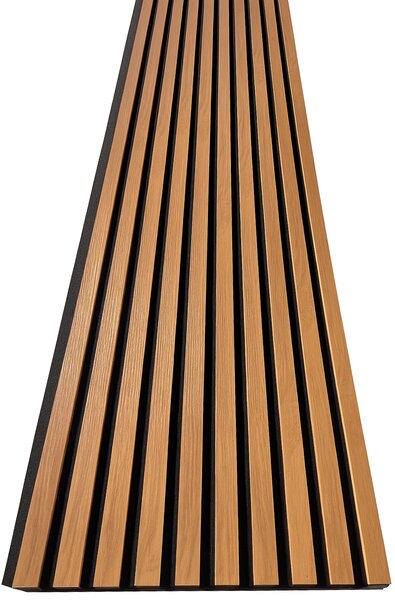 3D Drevené lamely na stenu na filci 255x46cm - DUB SLNEČNÝ