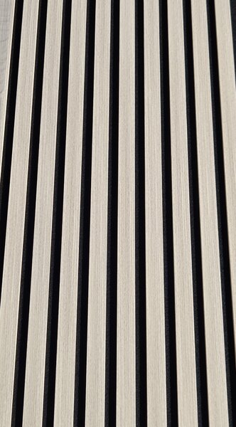 3D Drevené lamely na stenu na filci 255x46cm - Jaseň ARKTICKÝ