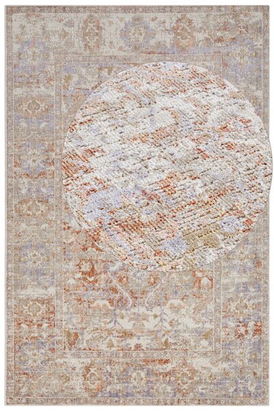 Hanse Home , AKCIA: 120x170 cm Kusový koberec Cairo 105587 Port Said Cream Red – na von aj na doma, oranžová, chodba / predsieň