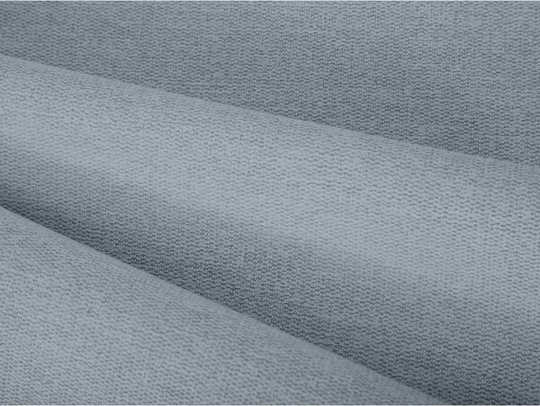 Svetlomodrá čalúnená dvojlôžková posteľ s úložným priestorom s roštom 200x200 cm Casey – Mazzini Beds