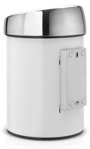 Biely dotykový oceľový odpadkový kôš 3 l Touch Bin – Brabantia