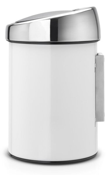 Biely dotykový oceľový odpadkový kôš 3 l Touch Bin – Brabantia
