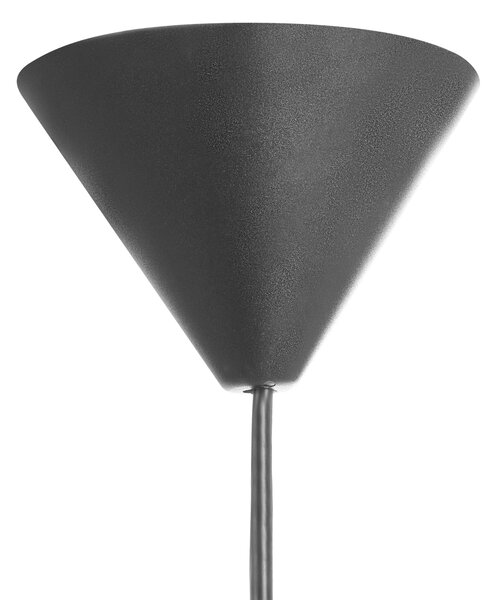 Závesná lampa čierne látkové tienidlo moderný dizajn osvetlenie do obývacej izby