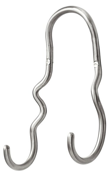 Nerezový věšák Curvature Double 21 cm