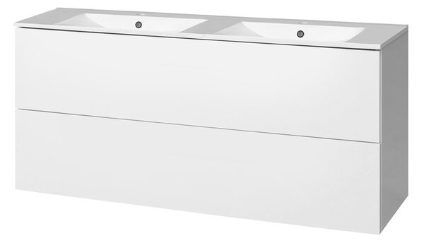 Mereo Mereo, Aira, kúpeľňová skrinka s keramickým umývadlom 121 cm, MER-CN713