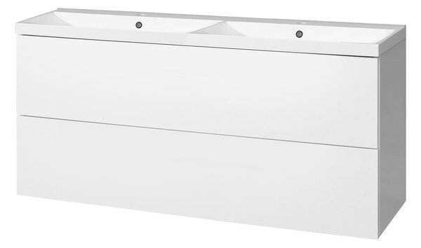 Mereo Mereo, Aira, kúpeľňová skrinka s umývadlom z liateho mramoru 121 cm, MER-CN713M