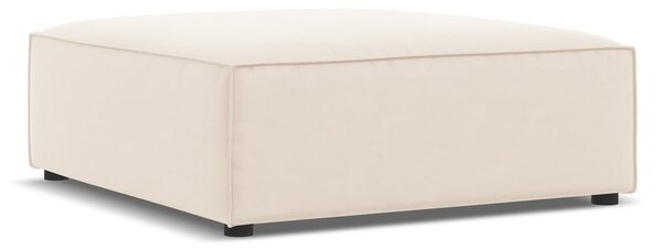 Béžová zamatová podnožka Jodie – Micadoni Home