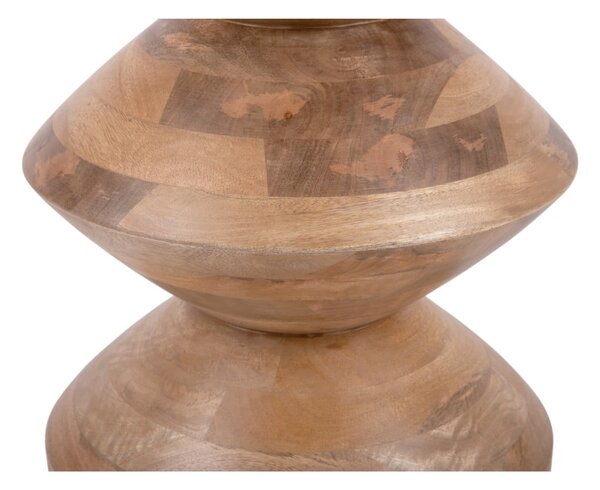 Okrúhly odkladací stolík z mangového dreva ø 35 cm Totem – Leitmotiv