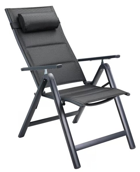 Sada 2 hliníkových kresiel Premium - antracit