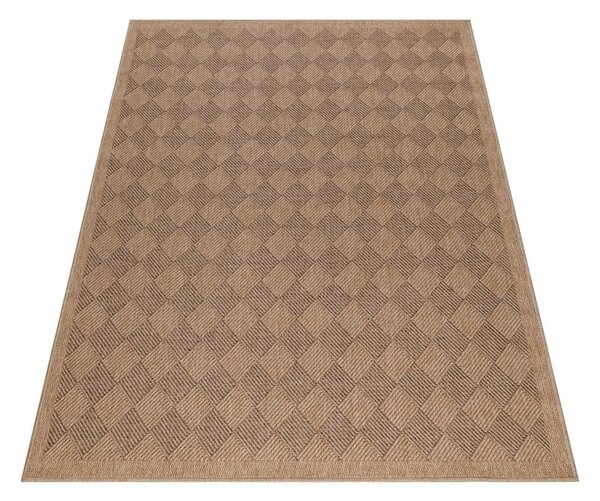Tmavo prírodný vnútorný a vonkajší koberec 120x170 cm Dhaka – Ayyildiz Carpets
