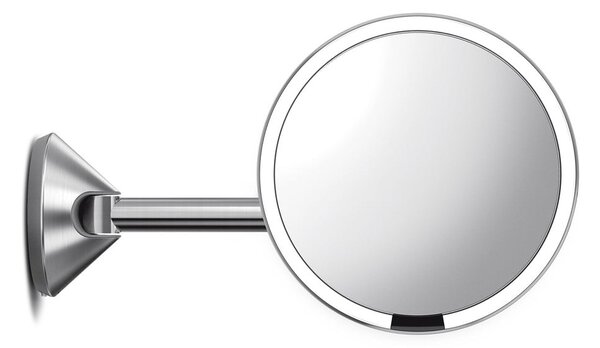 Nástenné/kozmetické zrkadlo s osvetlením/zväčšovacie (5x) ø 20 cm Sensor – simplehuman