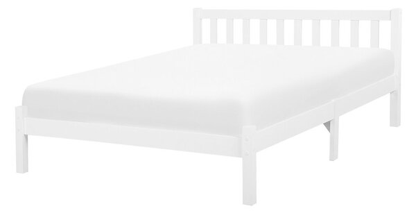 Manželská posteľ 140 cm FLORAL (biela) (s roštom). Vlastná spoľahlivá doprava až k Vám domov. 1018523