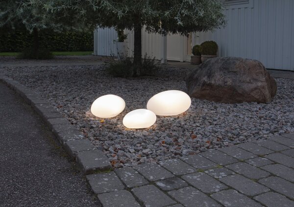 Vonkajšie osvetlenie na solárne napájanie LED Globy 32 cm