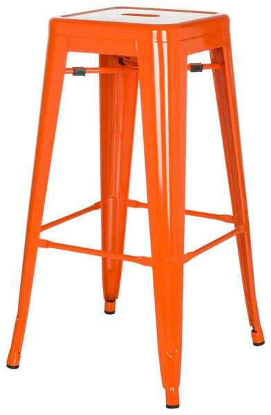 BAROVÁ STOLIČKA, oranžová MID.YOU - Barový nábytok, Online Only