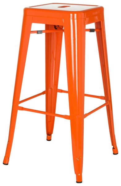 BAROVÁ STOLIČKA, oranžová MID.YOU - Barový nábytok, Online Only