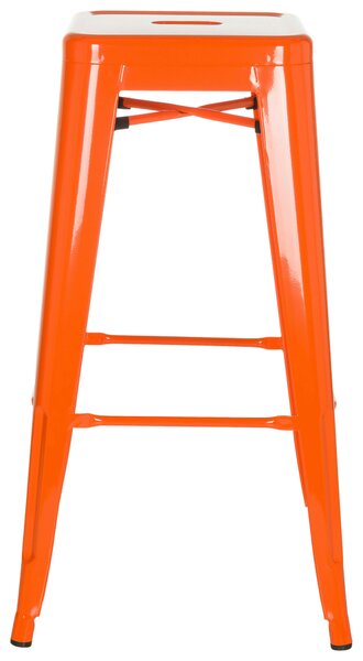 BAROVÁ STOLIČKA, oranžová MID.YOU - Barový nábytok, Online Only