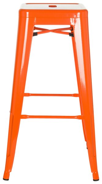 BAROVÁ STOLIČKA, oranžová MID.YOU - Barový nábytok, Online Only