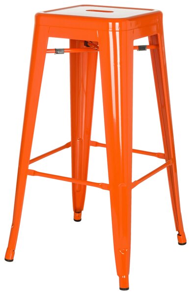 BAROVÁ STOLIČKA, oranžová MID.YOU - Barový nábytok, Online Only