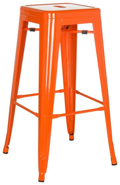 BAROVÁ STOLIČKA, oranžová MID.YOU - Barový nábytok, Online Only