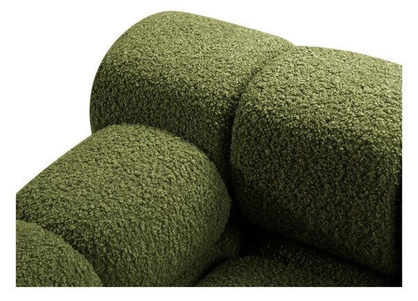Zelená modulárna pohovka z textílie bouclé 188 cm Bellis – Micadoni Home