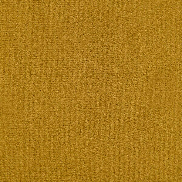 Taburetka žltá zamat 45 x 45 x 40 cm čalúnený taburet moderná obývacia izba nábytok do spálne