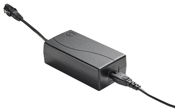 Polohovacie kreslo sivobéžové látkové čalúnenie elektricky nastaviteľné operadlo a opierka na nohy minimalistické moderné