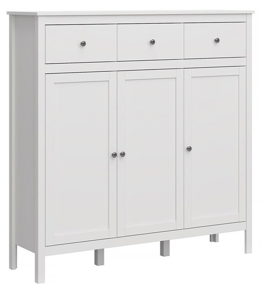 Komoda FARGE 3D3SZ - biela