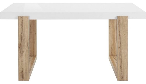 Biely jedálenský stôl 90x160 cm Solid – Støraa