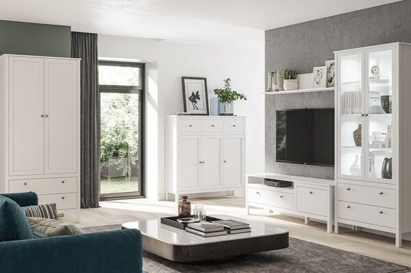 Komoda FARGE 3D3SZ - biela
