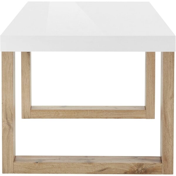 Biely jedálenský stôl 90x160 cm Solid – Støraa