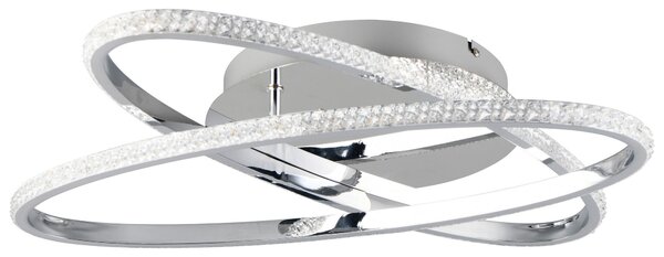 STROPNÉ LED SVIETIDLO, 58/58/9 cm - Interiérové svietidlá