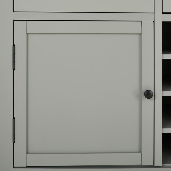 ŠIROKÁ KOMODA, dub, borovica, sivá, prírodná farba, 160/85/43 cm MID.YOU - Online Only drobný nábytok, Online Only