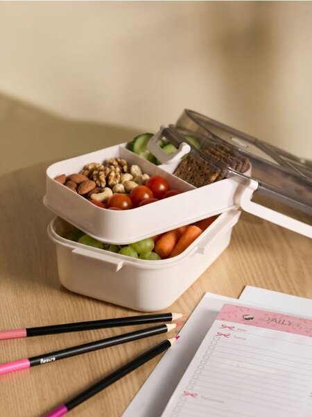 Sinsay - Lunch box s priehradkami - krémová
