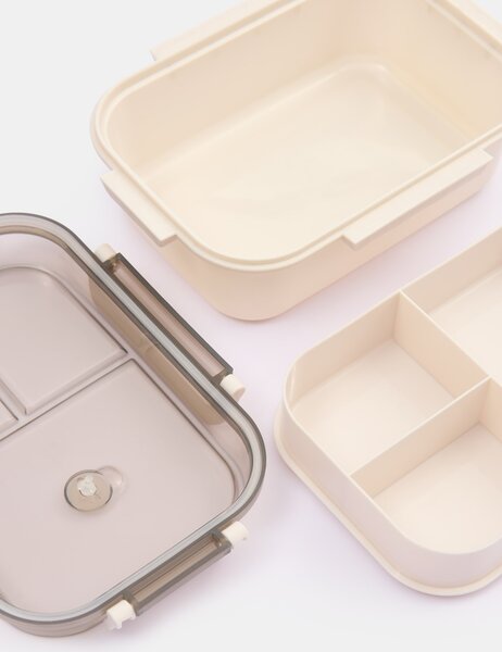 Sinsay - Lunch box s priehradkami - krémová