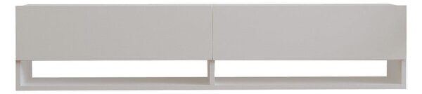 Biely TV stolík 141x31x30 cm Arges – Kalune Design