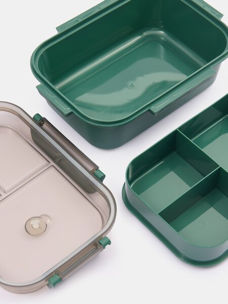 Sinsay - Lunch box s priehradkami - modrozelená