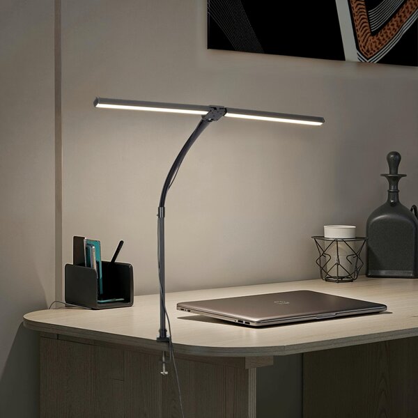 LED LAMPA SO ŠTIPCOM, diaľkový ovládač, dotykový stmievač, 80/35/71,5 cm Novel - Interiérové svietidlá